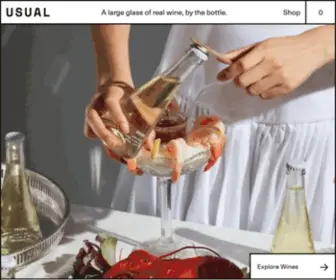 Usualwines.com(Usual Wines) Screenshot