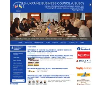 Usubc.org(Ukraine Business Council (USUBC)) Screenshot