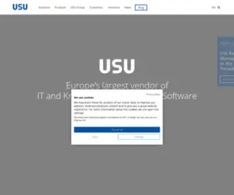 Usu.de(The USU Group) Screenshot