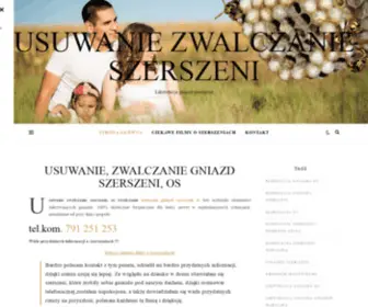 Usuwanie-Zwalczanie-Szerszeni.pl(USUWANIE, ZWALCZANIE GNIAZD SZERSZENI, OS) Screenshot