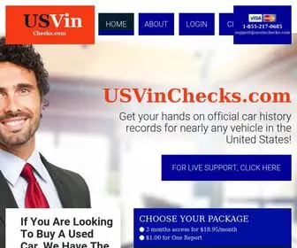 Usvinchecks.com(USVinChecks) Screenshot