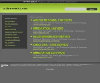 Usvisa-Mexico.com(Usvisa Mexico) Screenshot