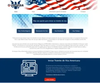 Usvisa-Online.com(Tramite Visa Americana) Screenshot