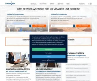 Usvisaservice.de(Die US Visa Profis Ihre Service) Screenshot