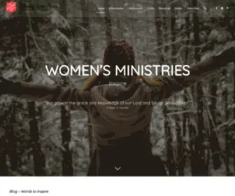 USW-Womensministries.org(Salvation Army USA Western Territory Women's Ministries) Screenshot