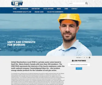 USW9548.ca(United Steelworkers Local 9548) Screenshot