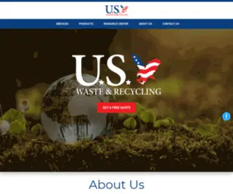 Uswasteandrecycling.com(US Waste & Recycling) Screenshot