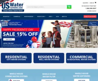 Uswatersystems.com(US Water Systems) Screenshot