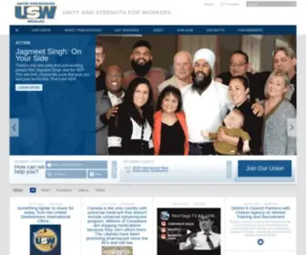 USW.ca(USW Canada) Screenshot