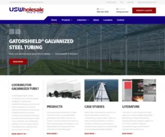USW.com(US Wholesale Pipe & Tube) Screenshot