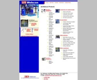 Uswebcon.com(US Web Converting Machinery Corporation) Screenshot