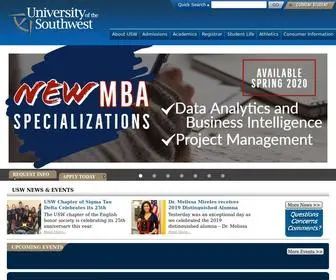 USW.edu(Small Private University) Screenshot