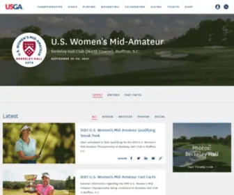 Uswmidam.org(USGA Championships) Screenshot