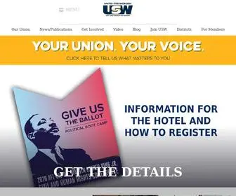 USW.org(United Steelworkers) Screenshot
