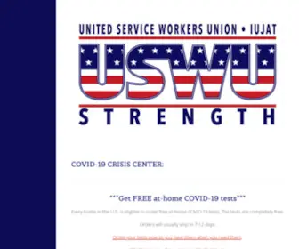 Uswu.net(United Service Workers Union (USWU)) Screenshot