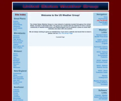 UswXgroup.org(United States Weather Group) Screenshot