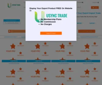 Usynctrade.com(Exporters,Importers,Shipping,Custom,Trade) Screenshot