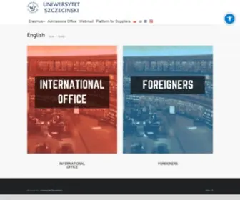 USZ.edu.pl(Uniwersytet Szczeciński) Screenshot