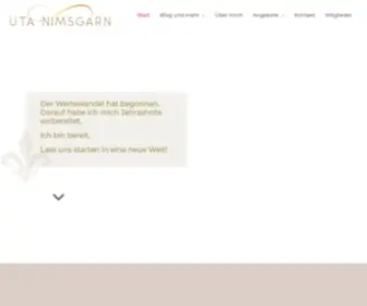 Uta-Nimsgarn.de(Uta Nimsgarn) Screenshot