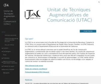 Utac.cat(Canal de divulgació sobre pràctica basada en evidència (pbe)) Screenshot