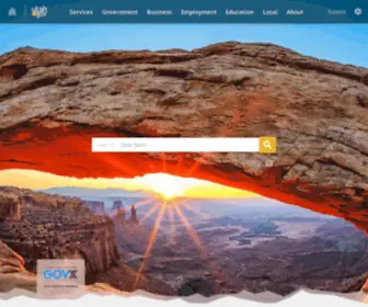 Utah.gov(The Official Website of the State of Utah) Screenshot