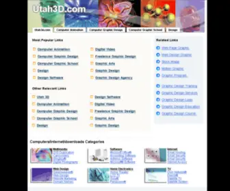 Utah3D.com(The Leading Utah 3D Site on the Net) Screenshot