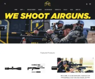 Utahairguns.com(Utah Airguns) Screenshot