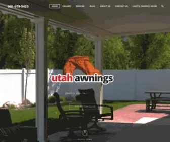 Utahawnings.com(Utah Awnings) Screenshot