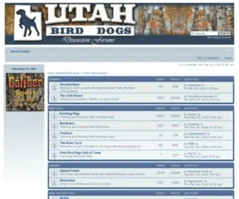 Utahbirddogs.com(Utah Bird Dogs) Screenshot