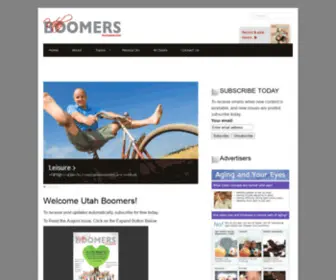 Utahboomersmagazine.com(News for Baby Boomers) Screenshot