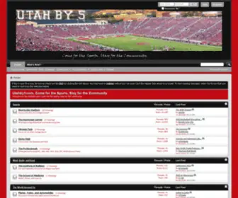 Utahby5.com(Come for the Sports) Screenshot