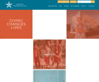 Utahcf.org(Community Foundation of Utah) Screenshot