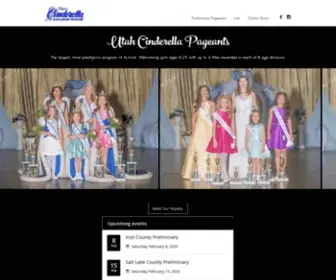 Utahcinderella.com(Utah Cinderella Pageant) Screenshot