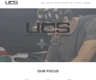 Utahcontractsewing.com(Utah Contract Sewing) Screenshot