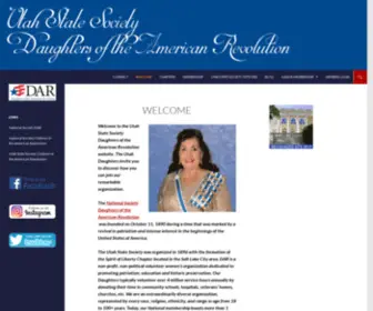 Utahdar.org(Utah State Society Daughters of the American Revolution) Screenshot