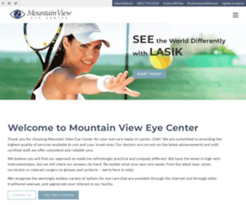 Utaheyedoc.com(Eye Doctor in Layton) Screenshot