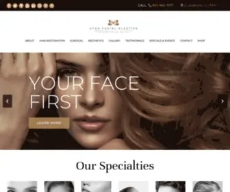 Utahfacialplastics.com(Utah's leaders in facial rejuvenation and facial plastic surgery) Screenshot