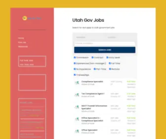 UtahgovJobs.com(Utah Gov Jobs) Screenshot