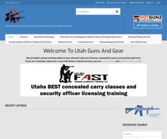 Utahgunsandgear.com(Utah Guns and Gear) Screenshot