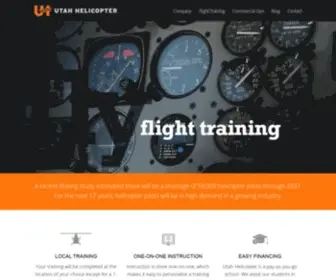 Utahhelicopter.com(The Leading Flight School in Utah) Screenshot