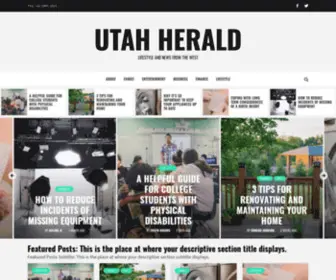 Utahherald.com(Utah Herald) Screenshot