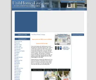 Utahhomeslive.com(Search Utah Real Estate For Sale) Screenshot