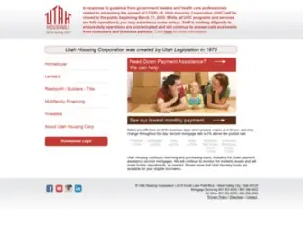 Utahhousingcorp.org(Utah Housing Corporation) Screenshot