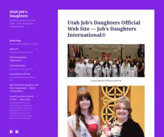 UtahJobie.org(Utah Job's Daughters) Screenshot