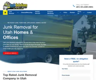 UtahJunksolutions.com(Ogden Junk Removal) Screenshot