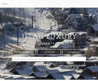 Utahluxurygroup.com(Utah Luxury Real Estate) Screenshot