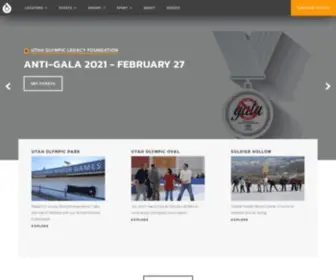 Utaholympiclegacy.org(Utah Olympic Legacy Foundation) Screenshot
