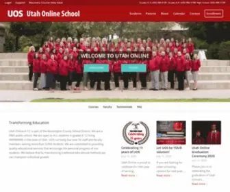 Utahonline.org(Utah Online School (UOS)) Screenshot