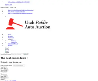 Utahpublicautoauction.com(Utahpublicautoauction) Screenshot
