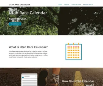 Utahracecalendar.com(WordPress) Screenshot